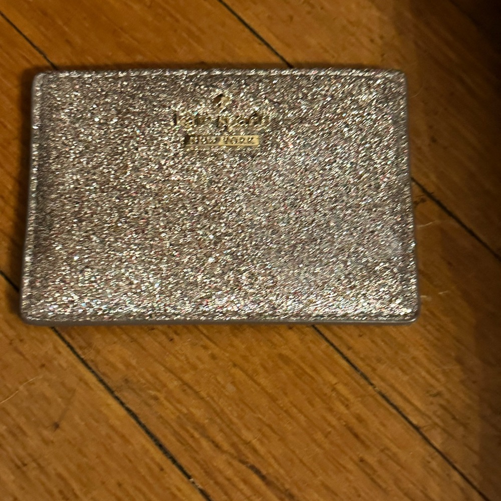 Kate Spade Multi Color Glitter Card Holder